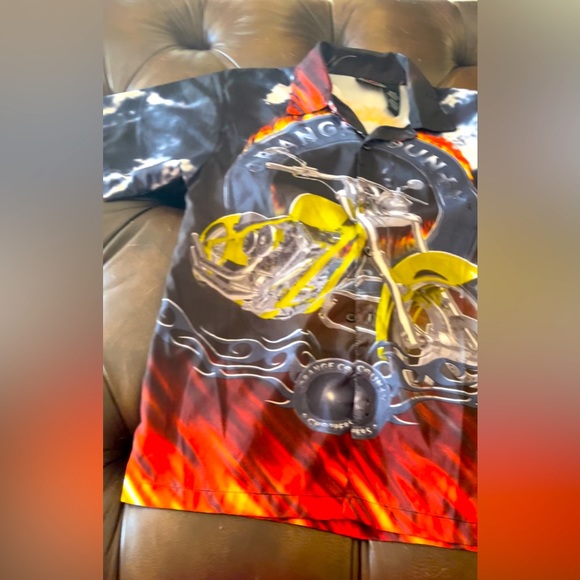 Dcc choppers, med motorcycle shirt, button-down boys. - Picture 1 of 7